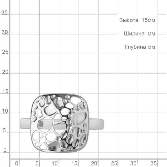 Кольцо из серебра