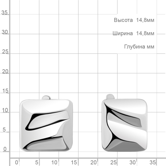 Серьги из серебра