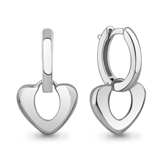 Серьги-трансформеры из серебра
