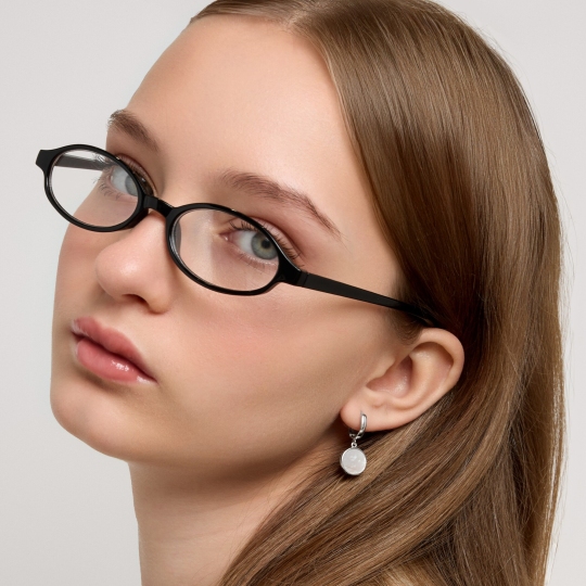 Серьги из серебра с перламутром