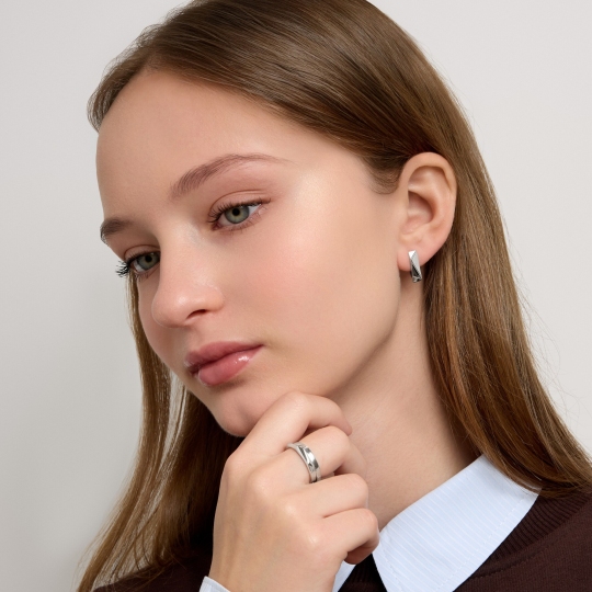 Серьги из серебра