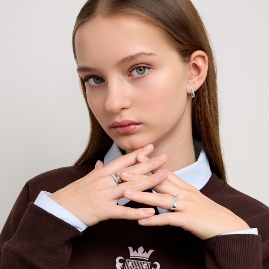 Серьги из серебра