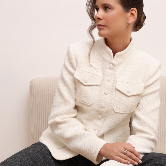 Серьги из золота с фианитами