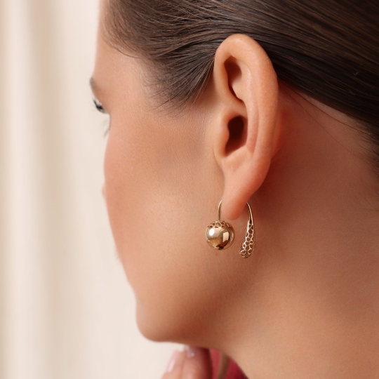 Серьги из золота