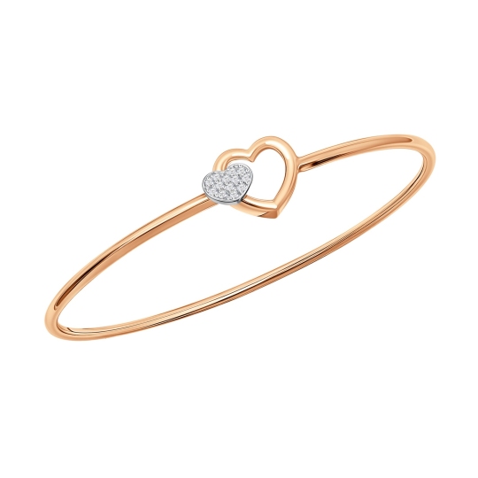 Браслет из золота с фианитами