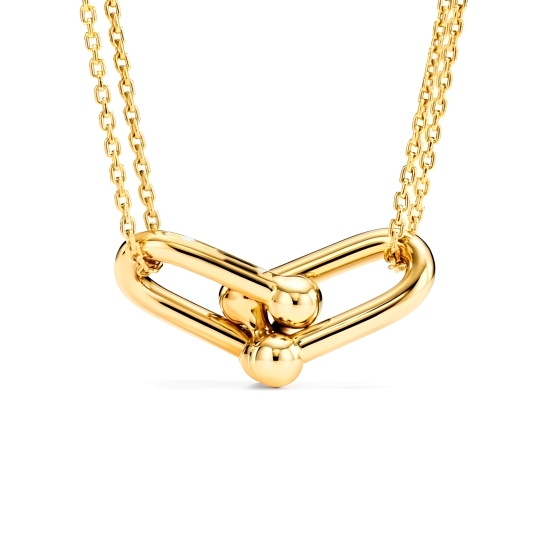 Колье из лимонного золота