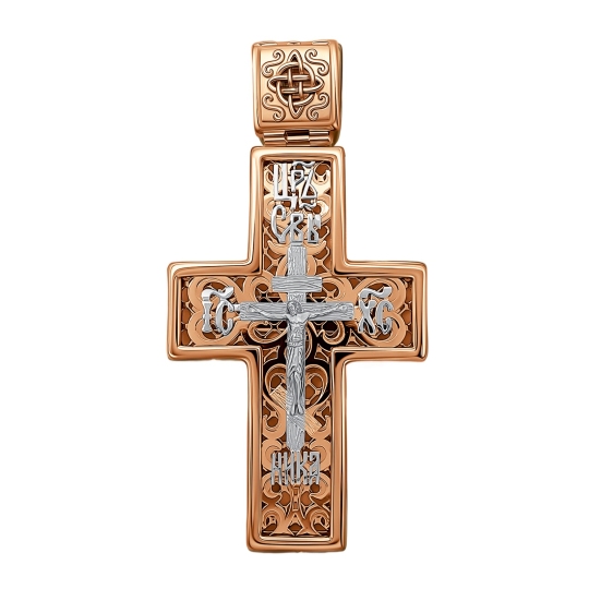 Подвеска-крест из золота