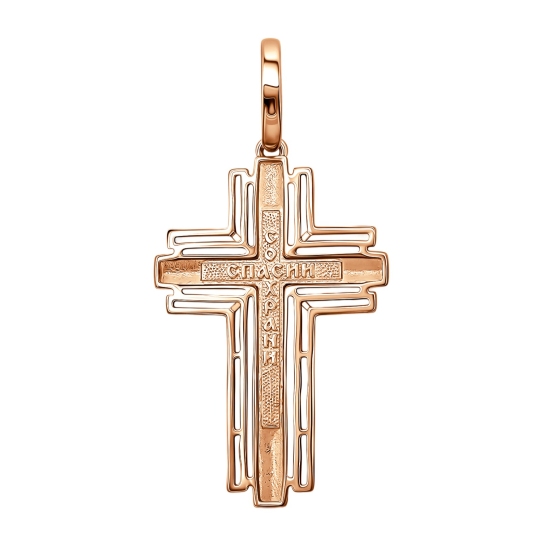 Подвеска-крест из золота