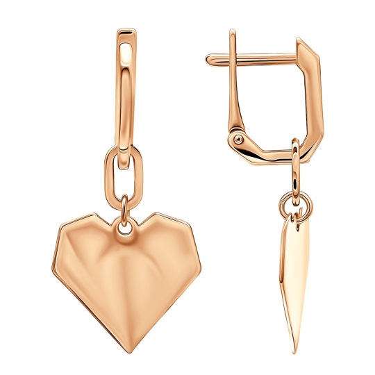 Серьги-трансформеры из золота