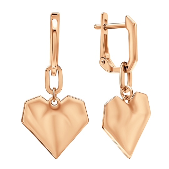 Серьги-трансформеры из золота