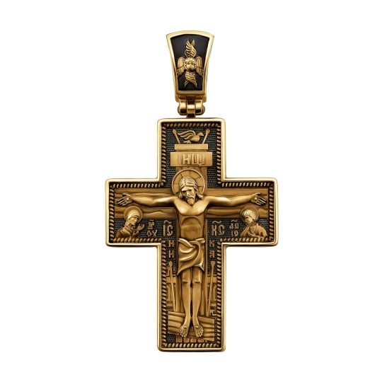 Подвеска-крест из золота