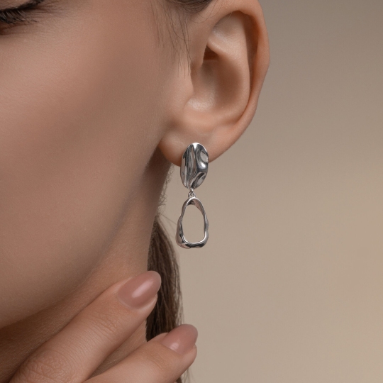 Серьги из серебра