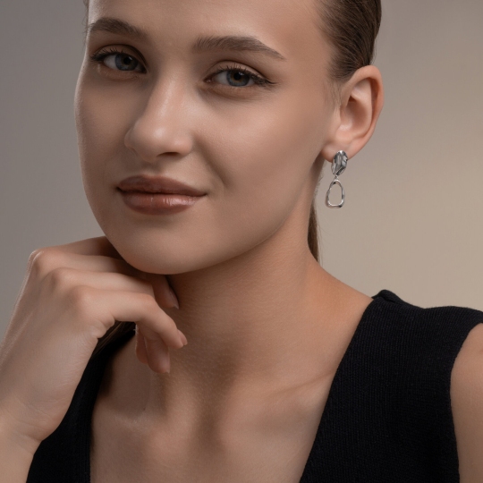 Серьги из серебра