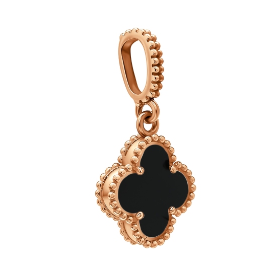 Подвеска из золота с ониксом