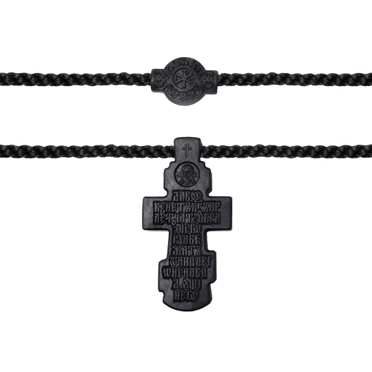 Крест из дерева на гайтане