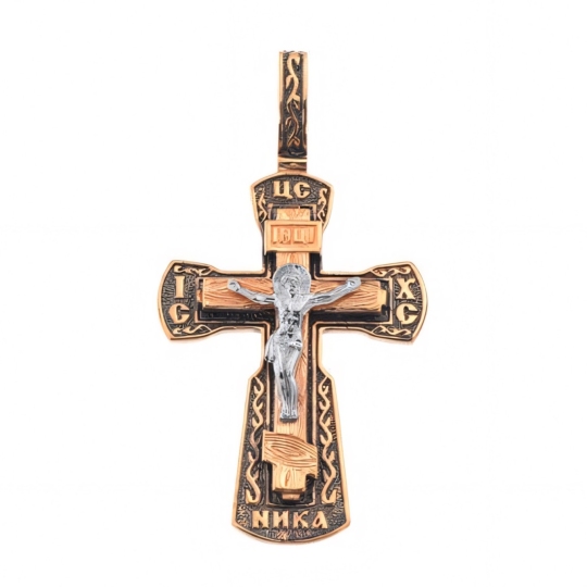Подвеска-крест из золота