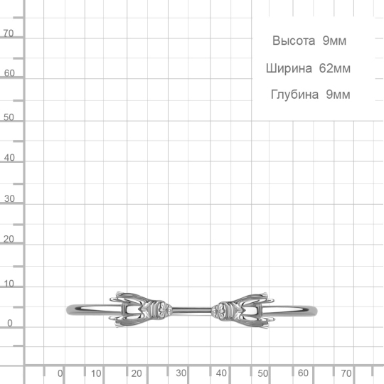 Браслет из серебра