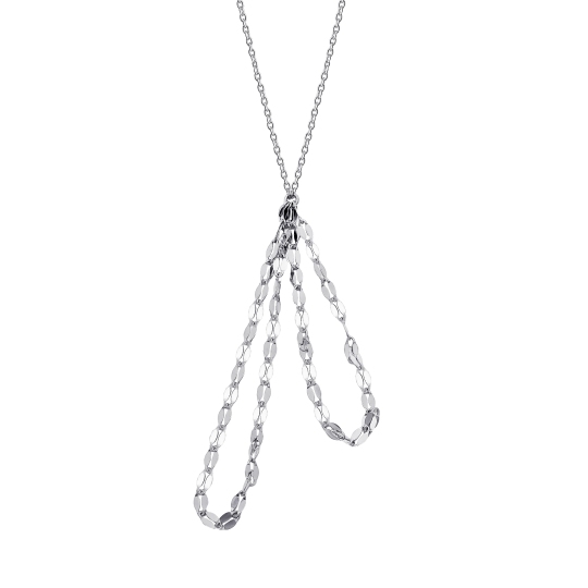 Колье из серебра