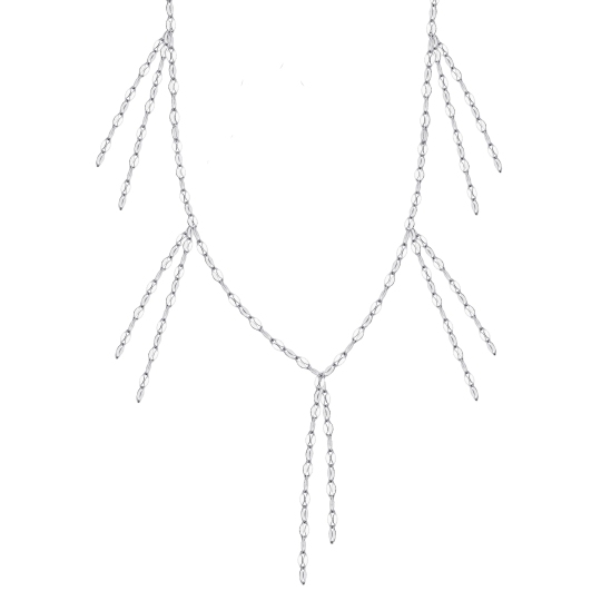 Колье из серебра