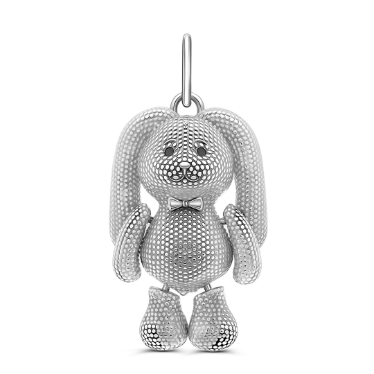 Подвеска из серебра с и фианитами 