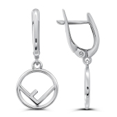 Серьги из серебра