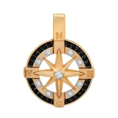 Подвеска из золота с фианитами