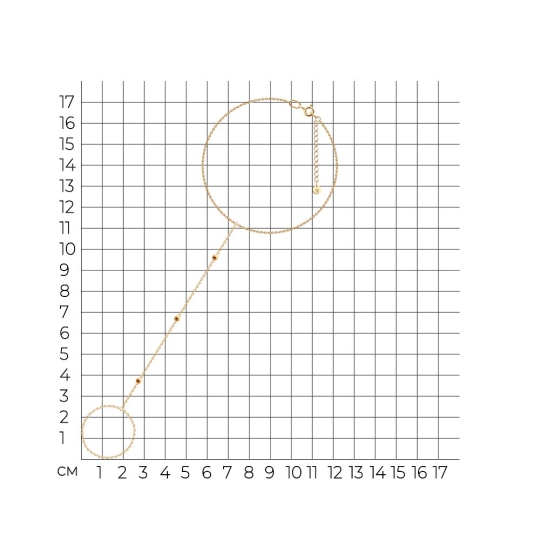 Браслет-слейв из золота