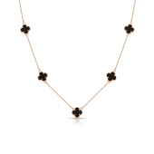 Колье из золота с ониксами