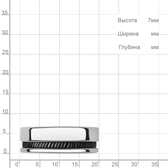 Кольцо из серебра