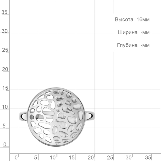 Кольцо из серебра