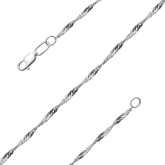 Цепь из серебра плетения 