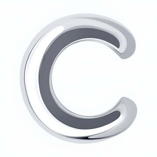 Серьга-кафф из серебра