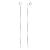 Серьги из серебра с эмалью