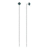 Серьги из серебра с эмалью