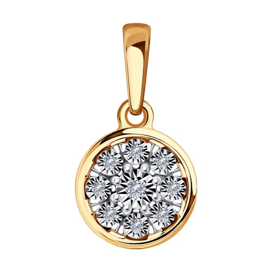 Подвеска из золота с бриллиантами