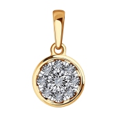 Подвеска из золота с бриллиантами