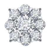 Подвеска из белого золота с бриллиантами