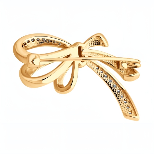 Брошь из золота с бриллиантами