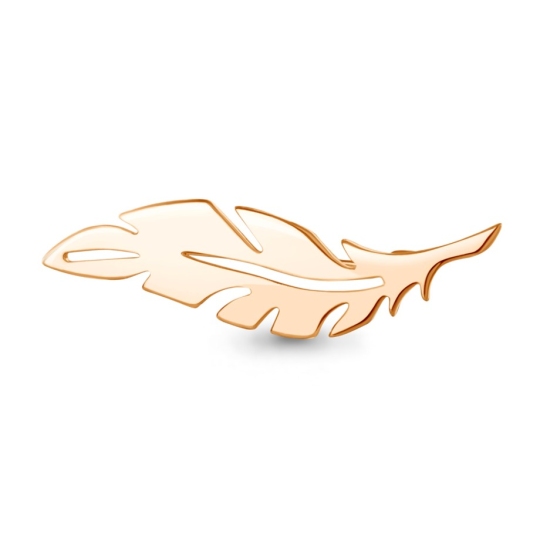 Брошь из серебра с позолотой