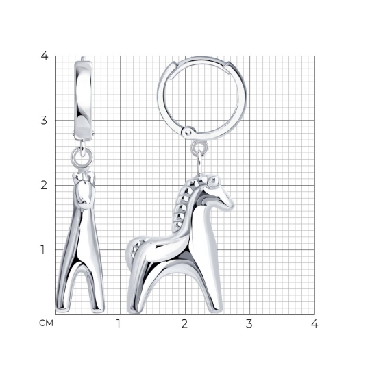 Серьги из серебра