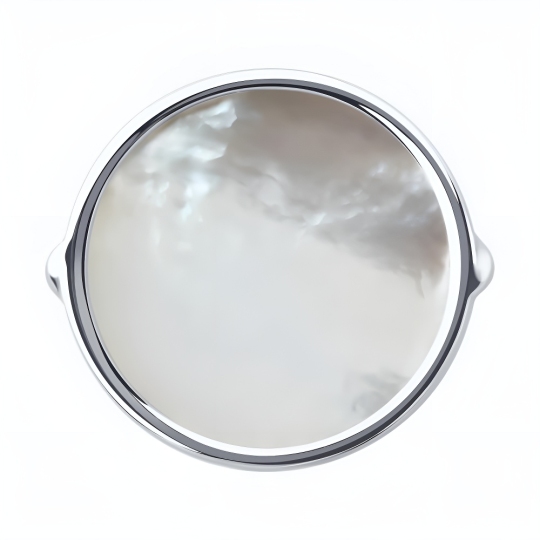 Кольцо из серебра с перламутром