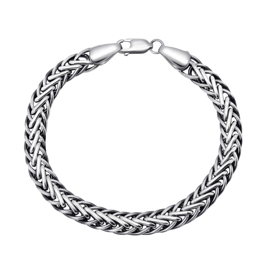 Браслет из серебра с чернением