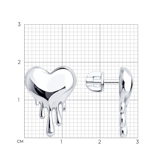 Серьги из серебра