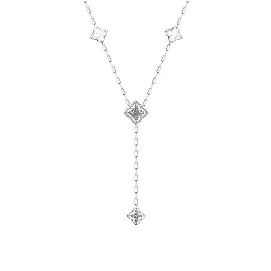 Колье из серебра с фианитами