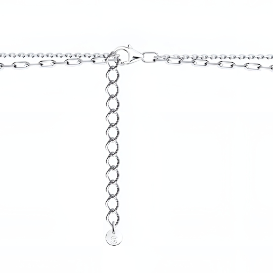 Колье из серебра