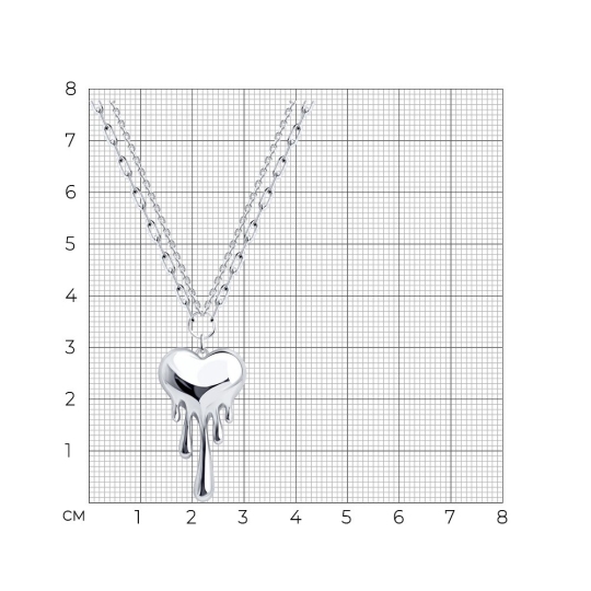 Колье из серебра