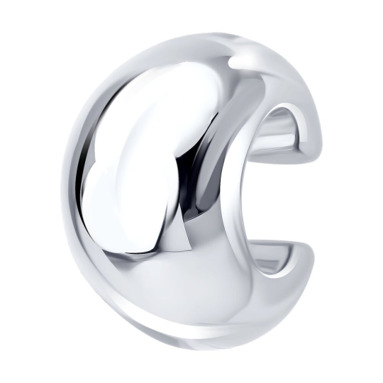 Серьга-кафф из серебра