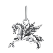 Подвеска из серебра с чернением