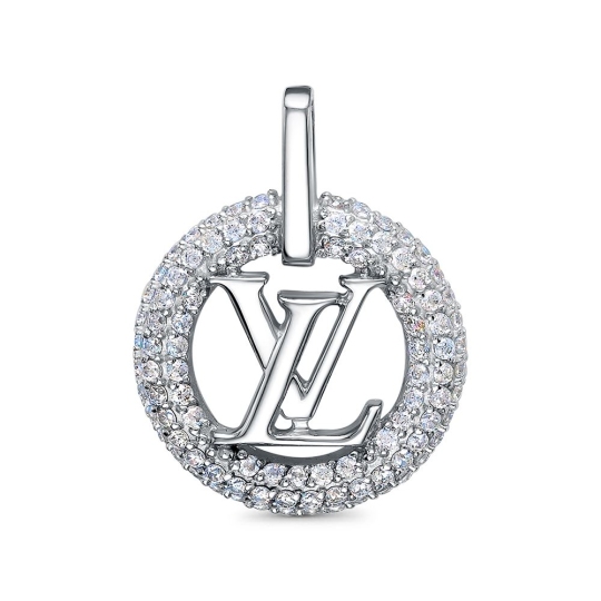 Подвеска из серебра с фианитами