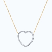 Колье из золота с фианитами